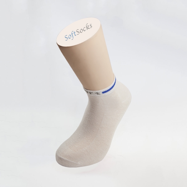 Cotton Ankle Socks with Logo